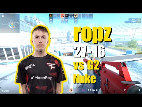【CS2 POV】FaZe ropz (27-16) vs G2 (nuke) | BLAST Premier World Final 2023