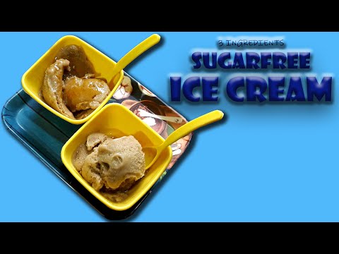 Sugar free Ice Cream II Banana Ice Cream II No sugar No cream No machine Ice cream