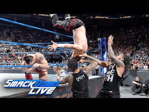 Sami Zayn & Tye Dillinger vs. The Usos: SmackDown LIVE, Aug. 8, 2017