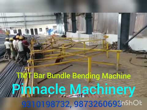 Tmt Bar Bundle Bending Machine