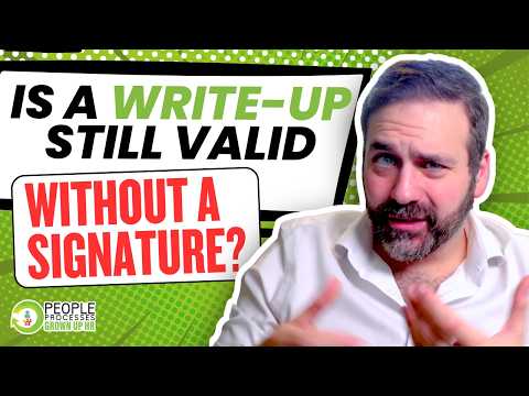Employee Refusing to Sign a Write-Up? Here's What You Need To Know!
