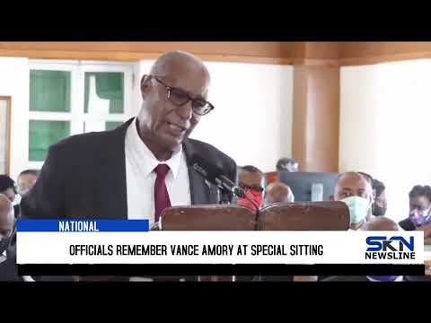 OFFICIALS REMEMBER VANCE AMORY AT SPECIAL SITTING