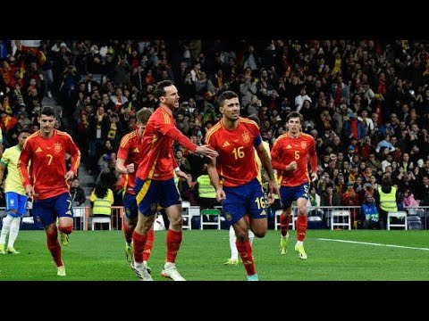 Rodri vs Brazil 2024 (English Commentary)