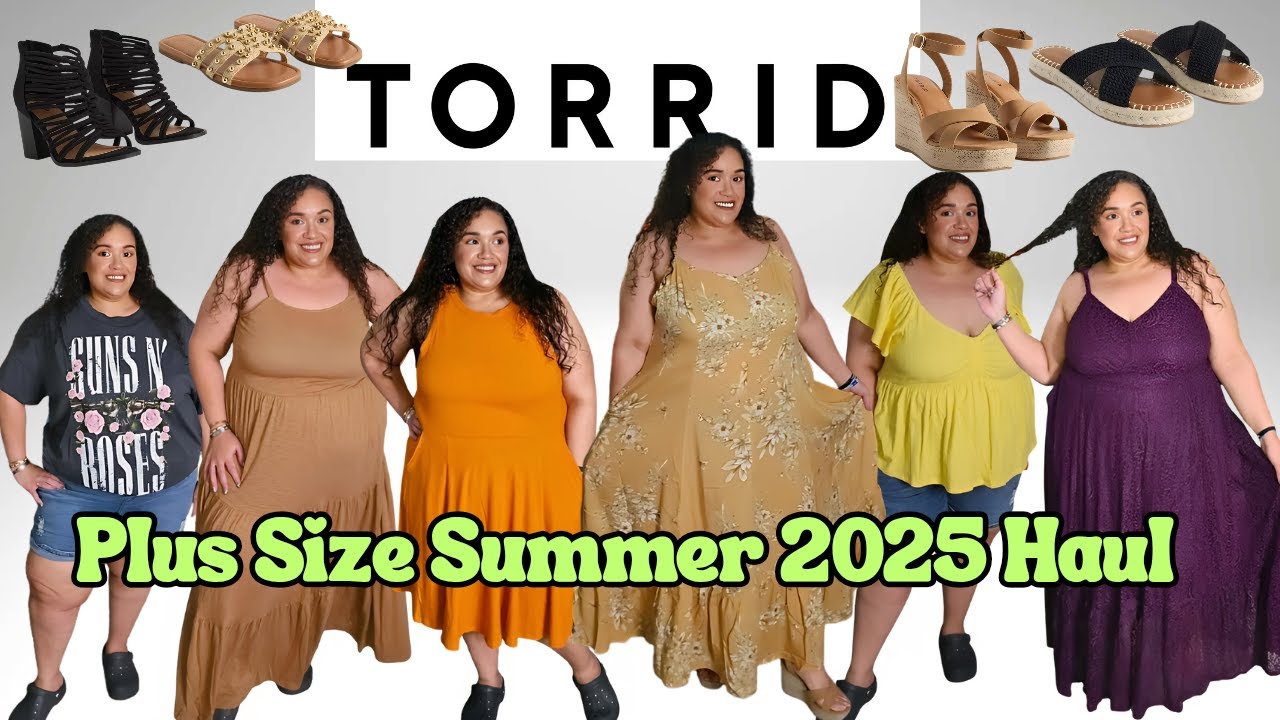 Torrid Plus Size Haul|Summer Plus Size Haul|Torrid Shoes|Plus Size Summer Outfits|Tasha St James
