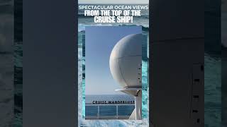 Spectacular Ocean Views from the Top of the Cruise Ship #cruiselife #princesscruises