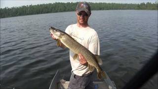 preview picture of video 'Upper Peninsula Michigan Pike Fishing with Josh Stein 2011'