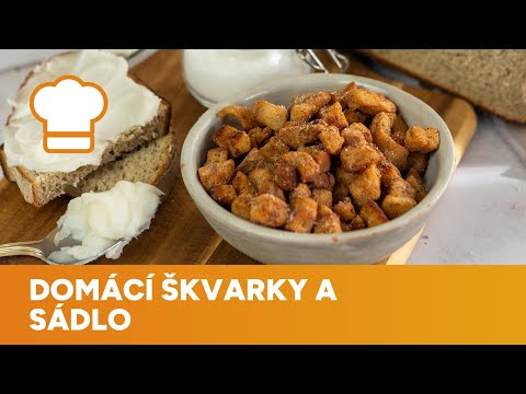 Domácí škvarky a sádlo: Klasická česká dobrota k pivu i na chleba