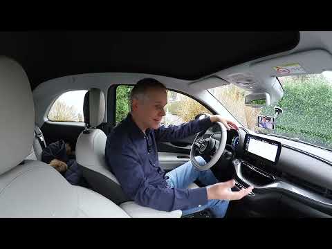 Fiat 500e   Elektroauto Reichweiten Härtetest bei 130 km h auf der Autobahn   mit Ladekurve