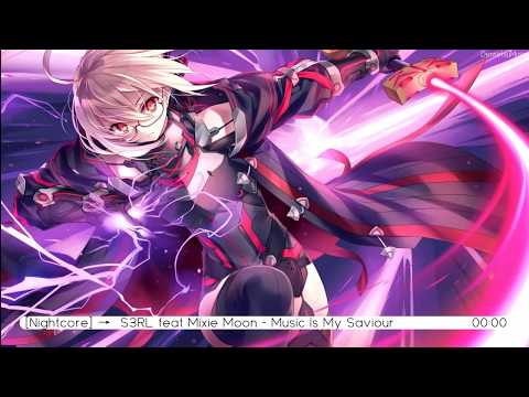 [Nightcore] →  S3RL feat Mixie Moon - Music Is My Saviour [Lyrics] [CC] [4K]