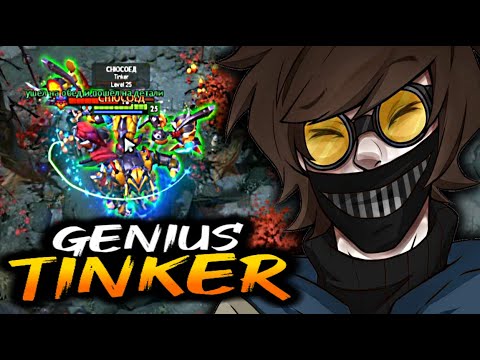 Genius Tinker - Amazing Fast piano hand | Dota 2 Tinker Gameplay |