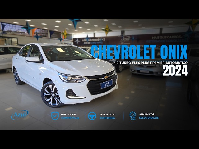 Vídeo CHEVROLET ONIX 1.0 TURBO FLEX PLUS PREMIER AUTOMÁTICO