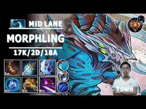 Morphling Mid Lane | 7.32d | Yowe Pos 2 Morph Play | Dota 2 Immortal Gameplay