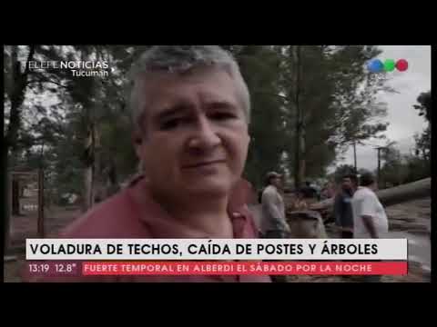 Los fuertes vientos del fin de semana afectaron el sur tucumano