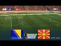 BOSNA I HERCEGOVINA vs MAKEDONIJA Uživo | Prijateljska utakmica 2026 | Simulation PES 2021 Gameplay