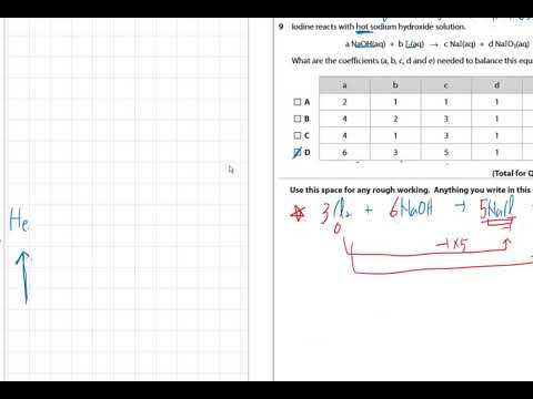 IAL Chemistry Unit2 Jan 2020 section A