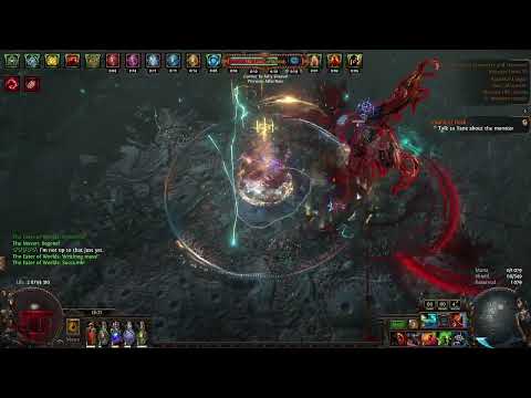 3.22 Ancestors, Immortal Anoumalous reap pathfinder, Uber Eater. Facetank everything. Ben's build