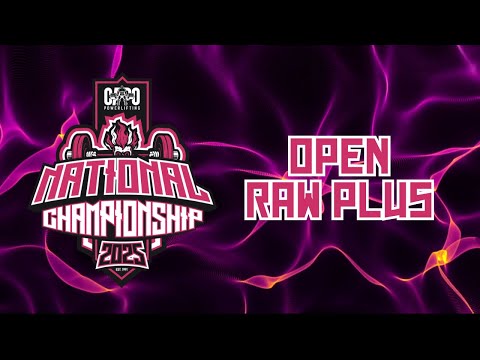 2025 CAPO National Championships - Men's & Women's Open Raw Plus