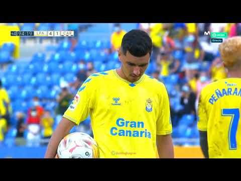 Penalti fallado por Mujica en el UD Las Palmas 4 Cartagena 1 | |    @LALIGAHYPERMOTION 21-22