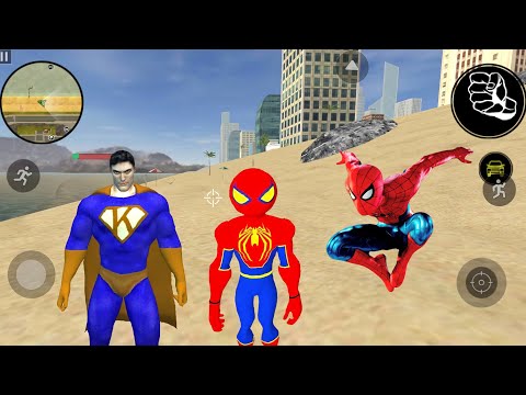 Süper Kahraman Çöp Adam - Amazing-Spider StickMan Rope Hero 2 Gangster Vegas #4 - Android Gameplay