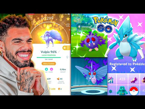 EVOLUI TODOS OS MEUS NOVOS SHINIES DE UMA VEZ  - POKEMON GO | Cris |