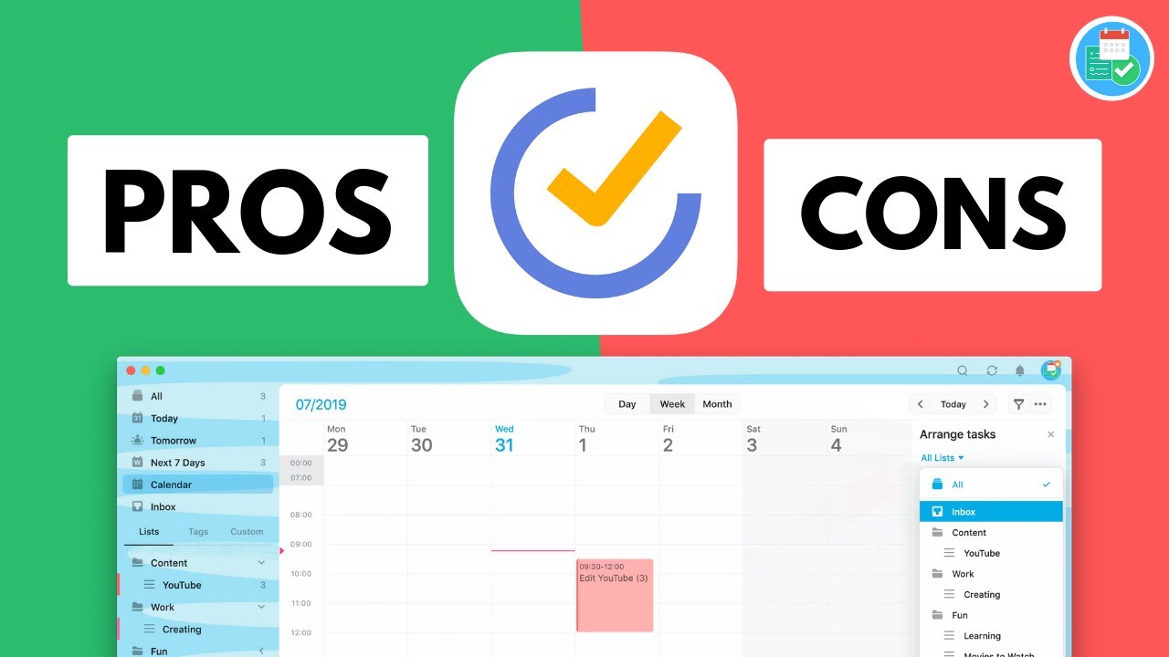 TickTick's Pros & Cons in 2019