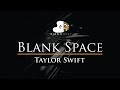 Taylor Swift - Blank Space - Piano Karaoke / Sing Along / Cover with Lyrics
