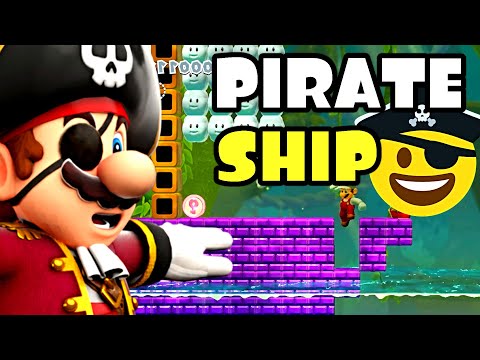 Super Mario Maker 2 🔧 K.tze Community ~ Pirate Boats 🔧 K.Tze
