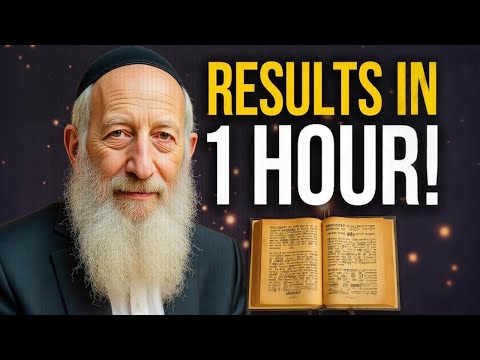 Millionaire Rabbi: ''Say This Prayer For Only 1 Minute And Attract Unlimited Wealth!''