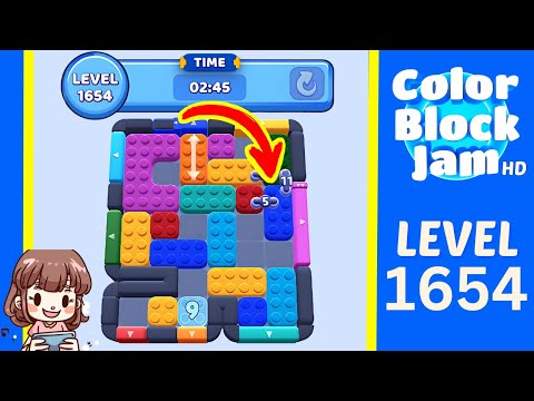 Color Block Jam Level 667 (1654) Solution Walkthrough