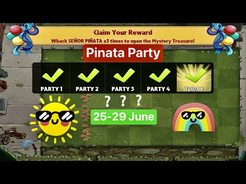 Plants vs Zombies 2 | Pinata Party | 25-29 June 2021