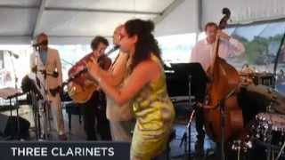 3 Clarinets: Ken Peplowski / Evan Christopher / Anat Cohen - Swing That Music (Louis Armstrong) live