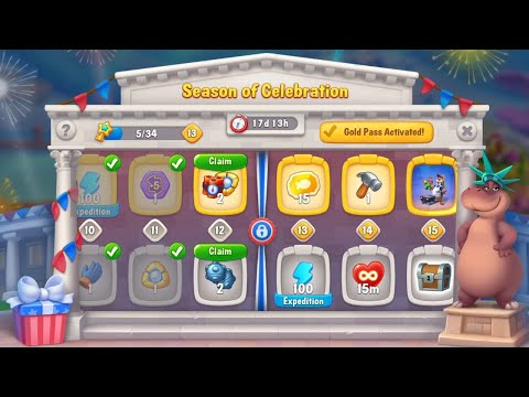 @Fishdom Win Strikes Atlantis Cup Stage 57 - 68. Season of Celebration Level 12 🔓