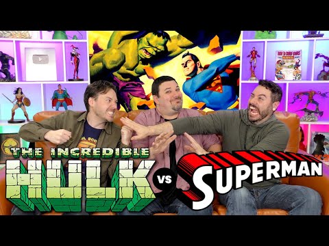 The EPIC crossover battle: Hulk vs Superman!