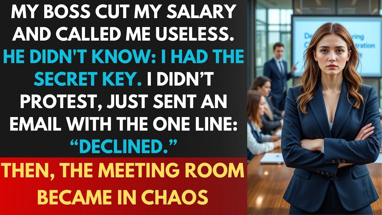 Boss Cut My Salary And Called Me Useless. So, I Crippled the System and Walked Out With 5 Clients