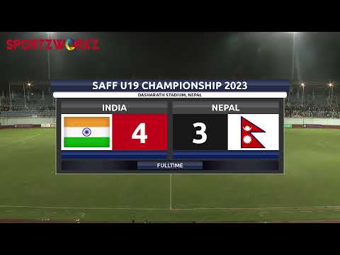 Semi Final 2 | India vs Nepal  | SAFF U19 Championship 2023 | Nepal