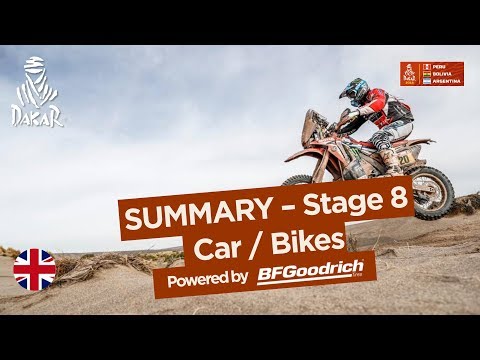 Summary - Car/Bike - Stage 8 (Uyuni / Tupiza) - Dakar 2018