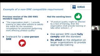 Webinar 'CEN-CENELEC Guide 17: Making Standards Work for SMEs.