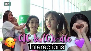More CLC and (G)i-dle Interactions (They're Good Friends!)