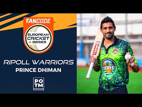 POTM: P.Dhiman - Match 80 - FTH vs RIW | Highlights | FanCode ECS Spain, Barcelona 2022 | ECS22.754