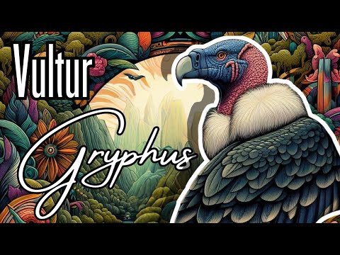 Vultur gryphus Andean Condor flight