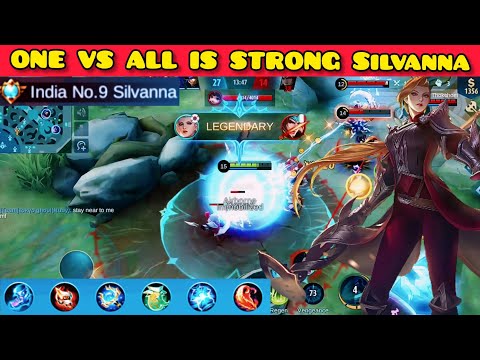 ONE VS ALL IS STRONG? Silvanna Best Build 2021 | Top Global Silvanna Gameplay By Boo Daynimo - MLBB