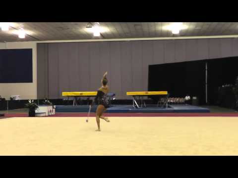 Alexandra Topilova - Clubs - 2012 Rhythmic Nationals - Day 1