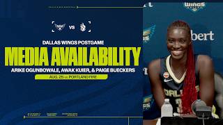 Arike Ogunbowale, Awak Kuier, Paige Bueckers | Media Availability vs Portland Fire | 8.25.26