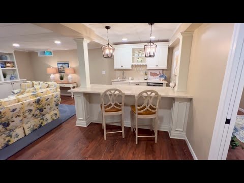 Tour of Basement With Vintage Look in Millcreek Pennsylvania