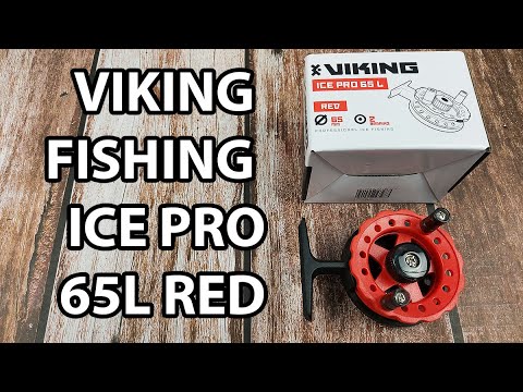  Котушка Viking Fishing Ice Pro 65L ц:red