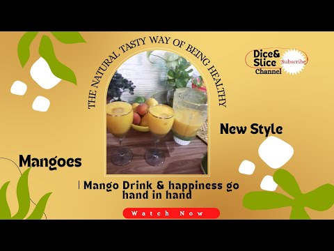 Fuel your body with  this magnificent drink.#gonatural||#mango#peach #drinks@diceandslice884