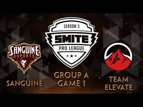 SMITE Pro League Fall Split Group A - Sanguine vs. Team eLevate (Game 1)