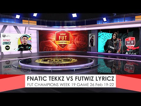 ⚽️ FNATIC TEKKZ VS FUTWIZ LYRICS ⚽️🥇FUT Champions week 19🥇🔥 Game 26 Feb 19-22 🔥💥 futpro2 fifa 21💥