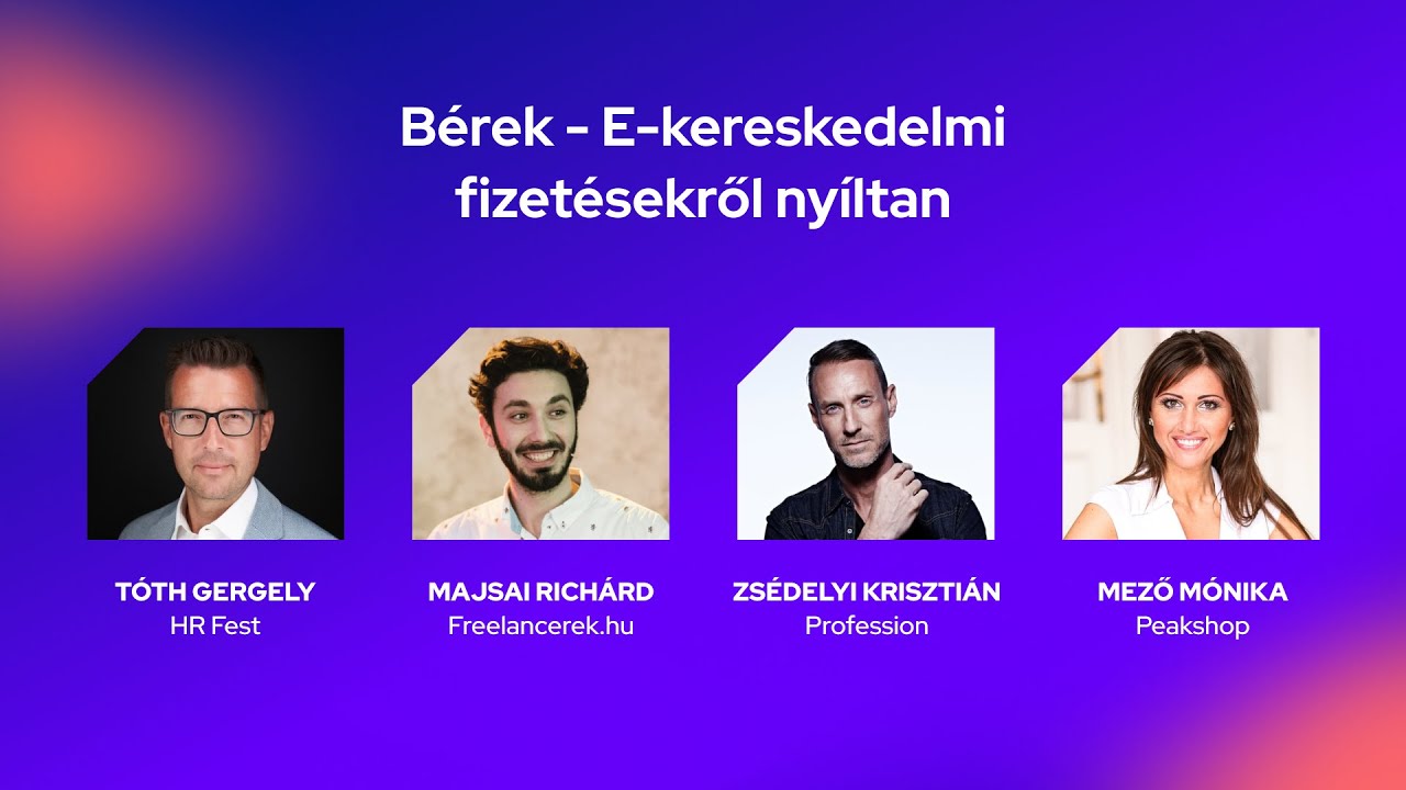 Kerekasztal beszélgetés - E-kereskedelmi fizetésekről nyíltan