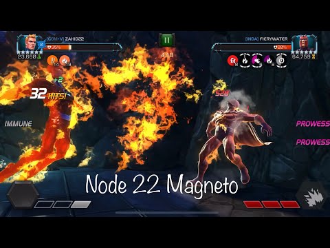 Torch vs Magneto (Node 22 - Sketchy Fight) | MCOC
